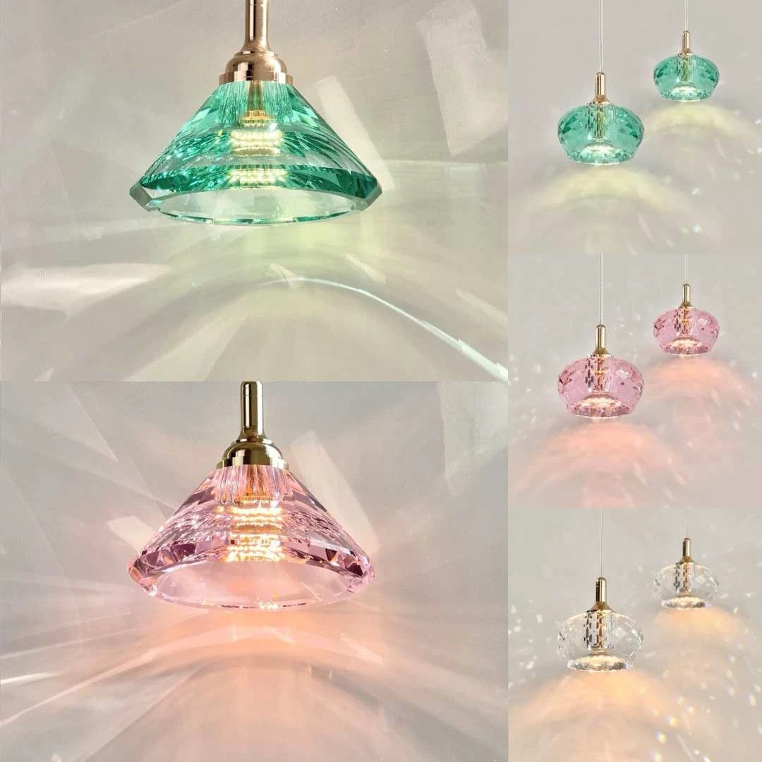 AM0410 · Crystal Entry and Bedside Pendant · view 1