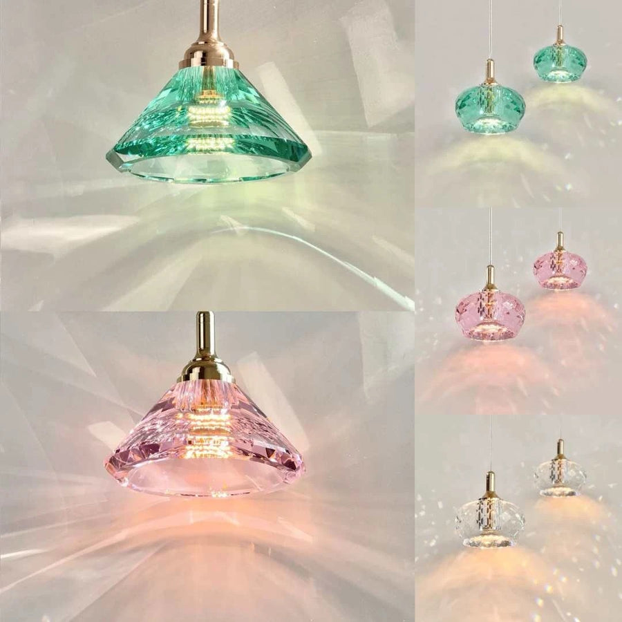 AM0410 · Crystal Entry and Bedside Pendant · view 1