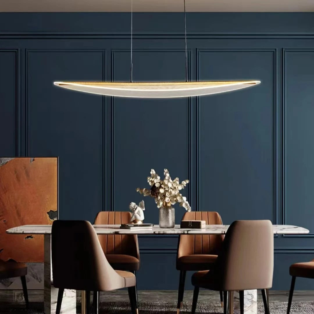 AM0412 · Slim Linear Acrylic Chandelier · view 2