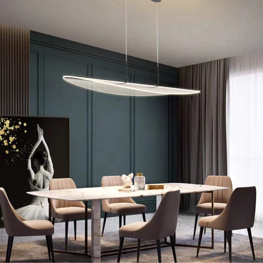 AM0412 · Slim Linear Acrylic Chandelier · view 5