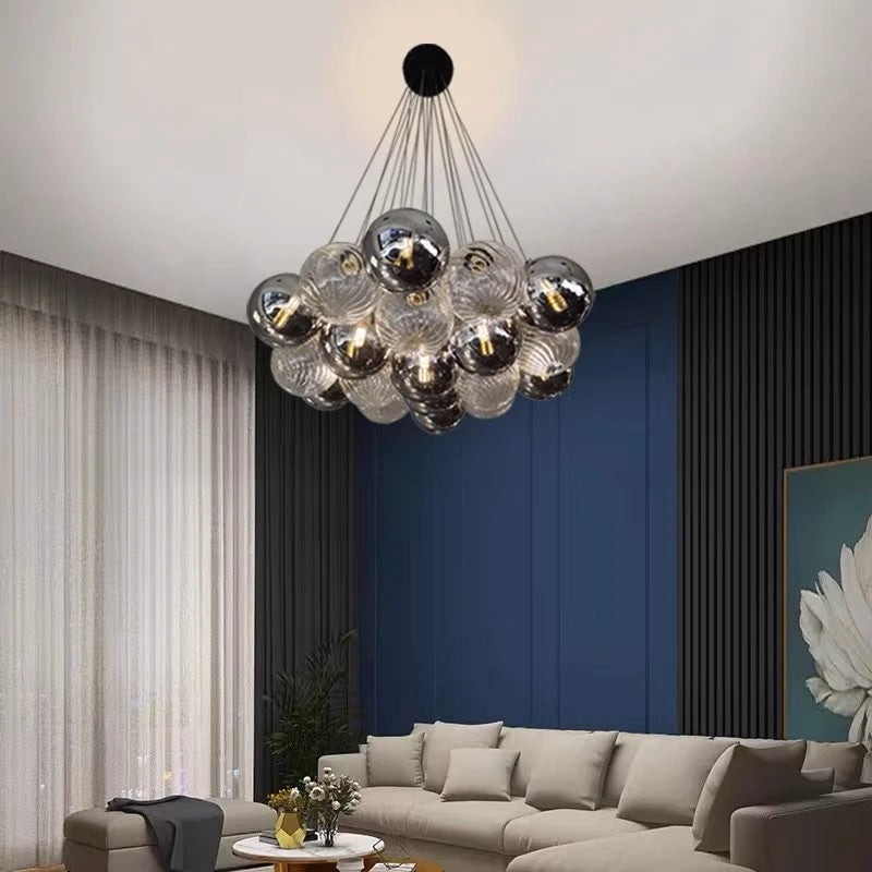AM0417 · Crystal Bubble Ball Chandelier · view 2