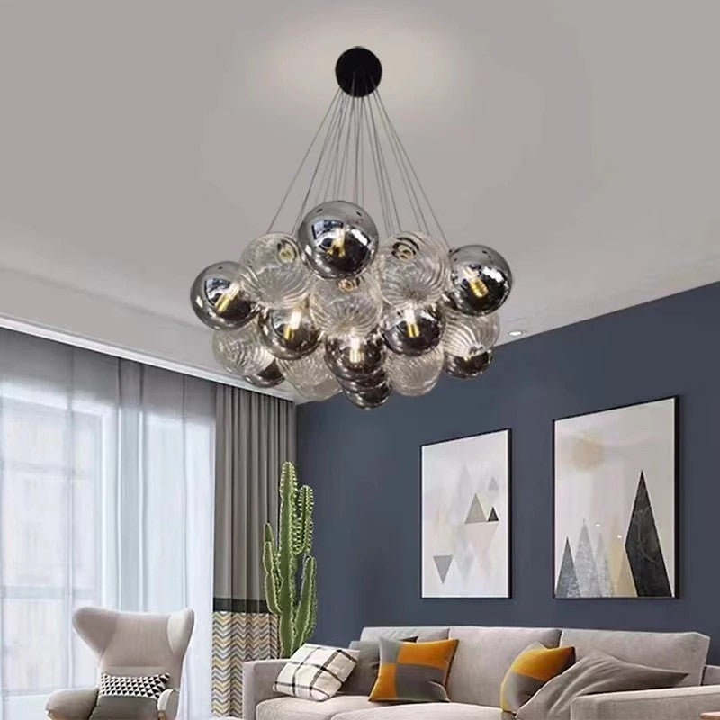 AM0417 · Crystal Bubble Ball Chandelier · view 3