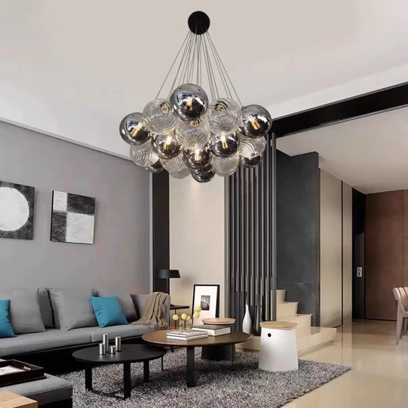 AM0417 · Crystal Bubble Ball Chandelier · view 4