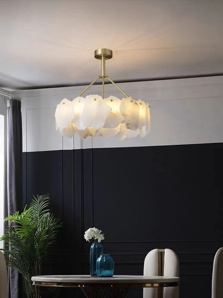 AM0419 · French Brass Candle Chandelier · view 3