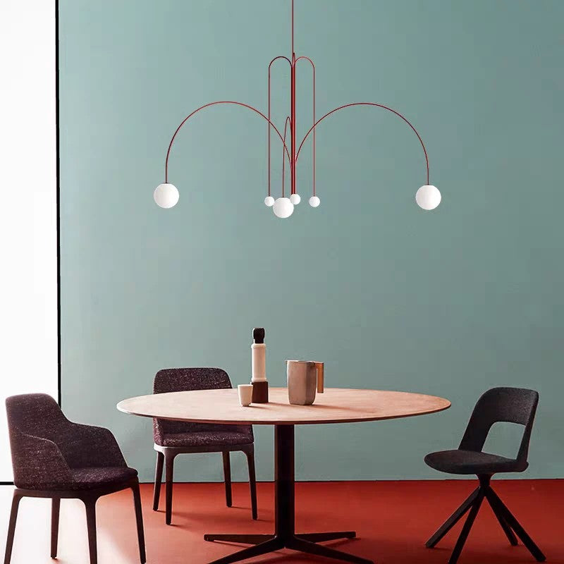 AM0429 · Nordic Molecular Chandelier · view 3