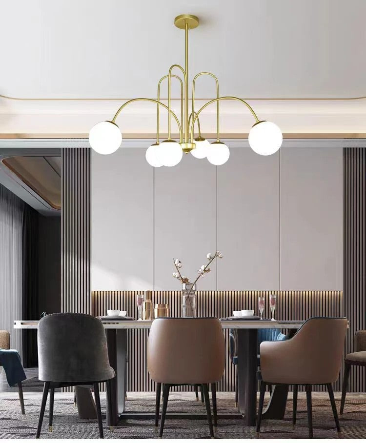 AM0429 · Nordic Molecular Chandelier · view 4
