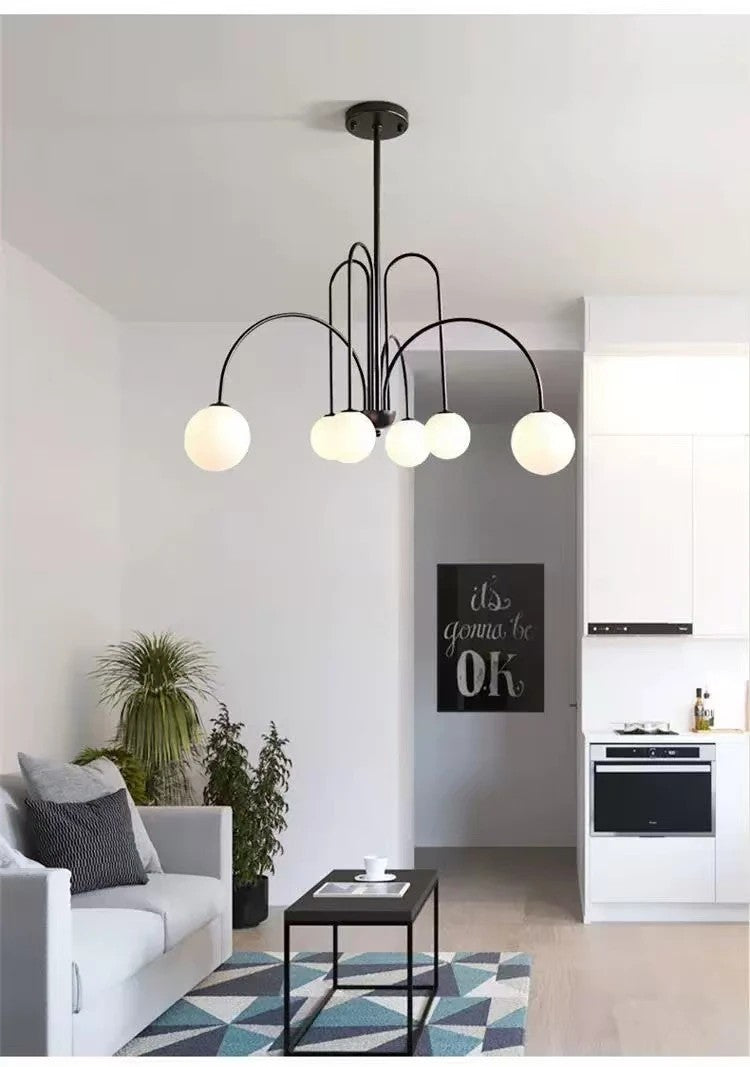 AM0429 · Nordic Molecular Chandelier · view 5