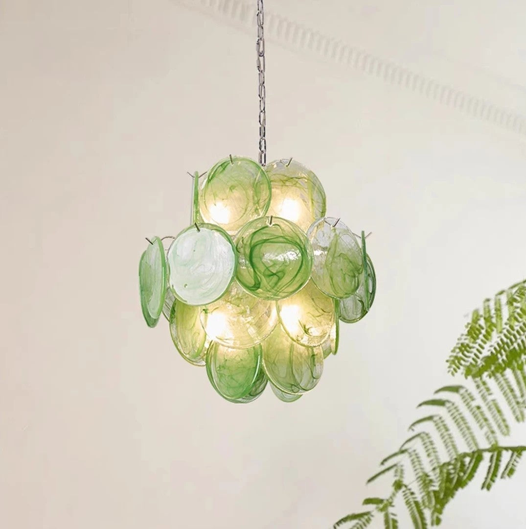 AM0434 · Murano Glass Disc Chandelier · view 4