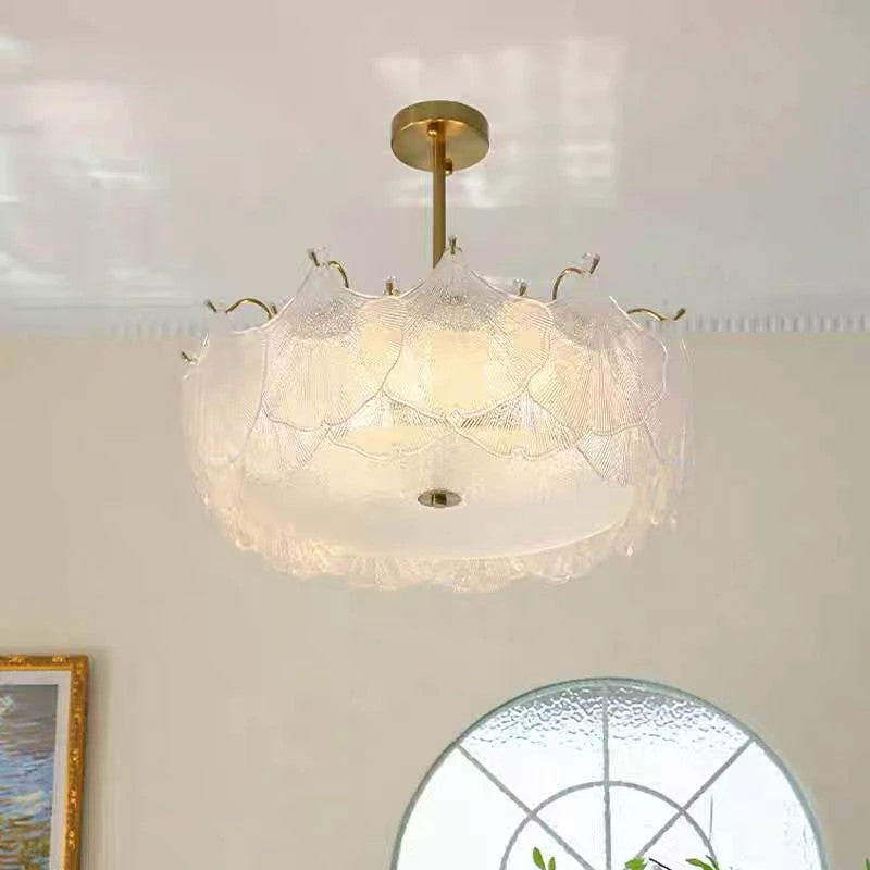 AM0436 · French Petal Glass Ceiling Light · view 1