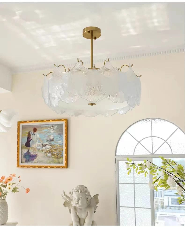 AM0436 · French Petal Glass Ceiling Light · view 3