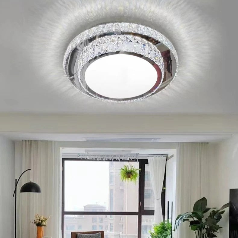 AM0442 · Round Crystal Ceiling Light · view 2
