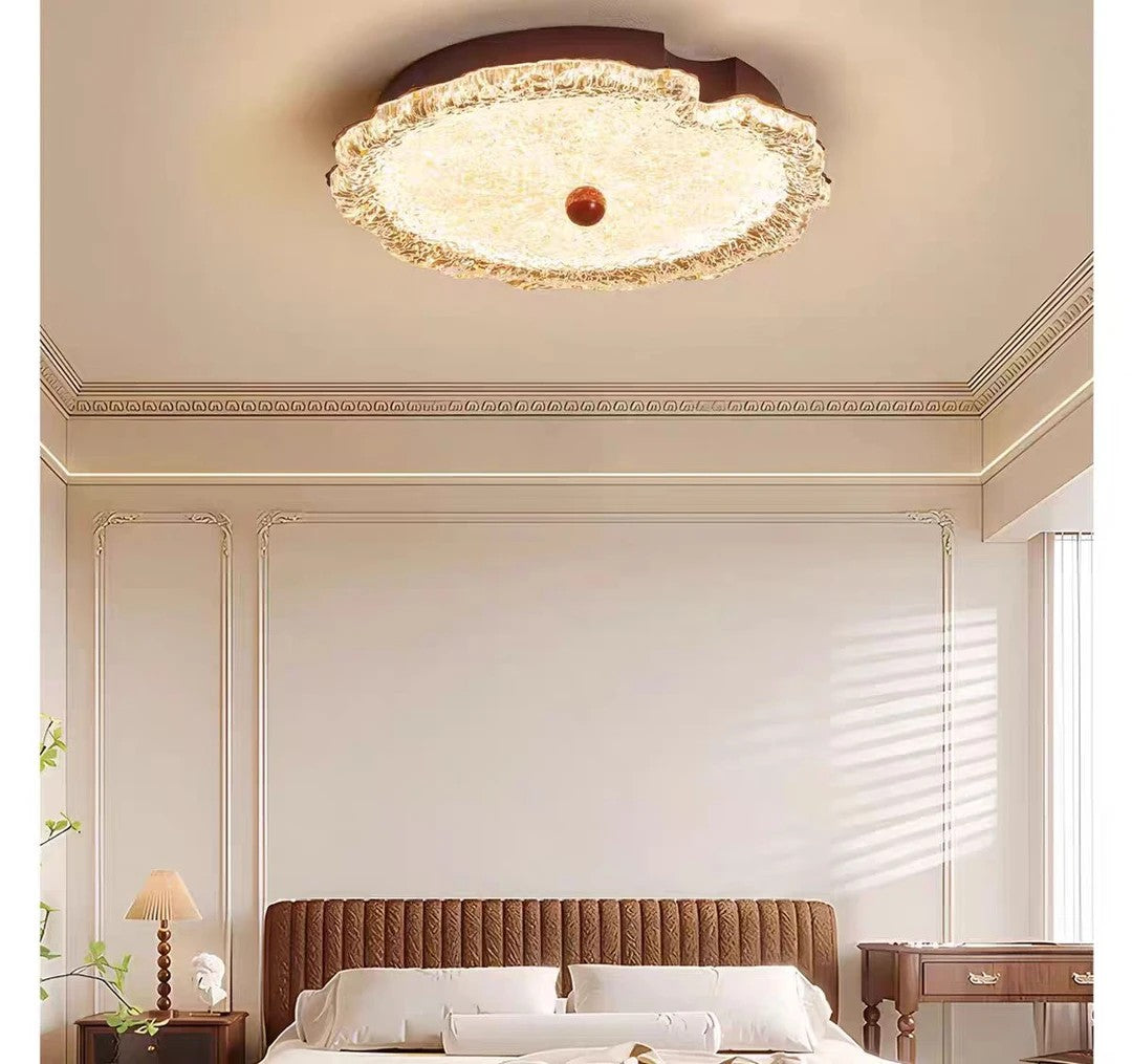 AM0446 · Gilded Lotus Leaf Ceiling Light · view 4