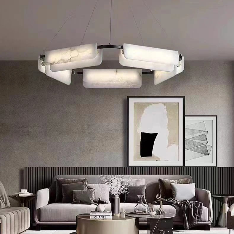 AM0447 · Italian Marble Cloud Chandelier · view 1