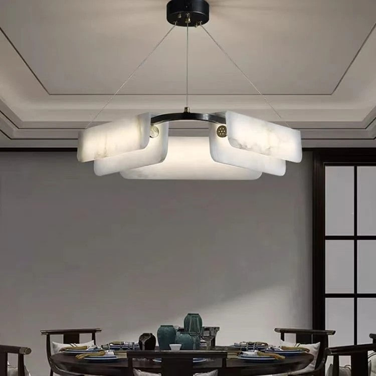 AM0447 · Italian Marble Cloud Chandelier · view 2