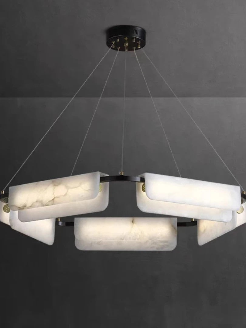 AM0447 · Italian Marble Cloud Chandelier · view 5