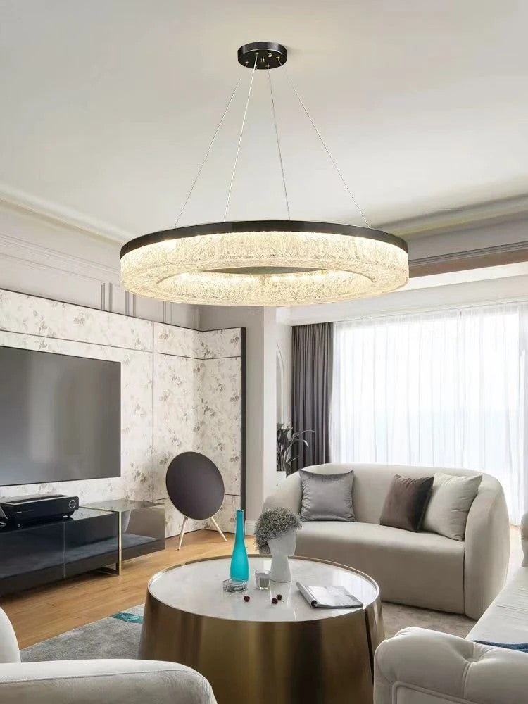 AM0461 · Grand Crystal Living Room Chandelier · view 3