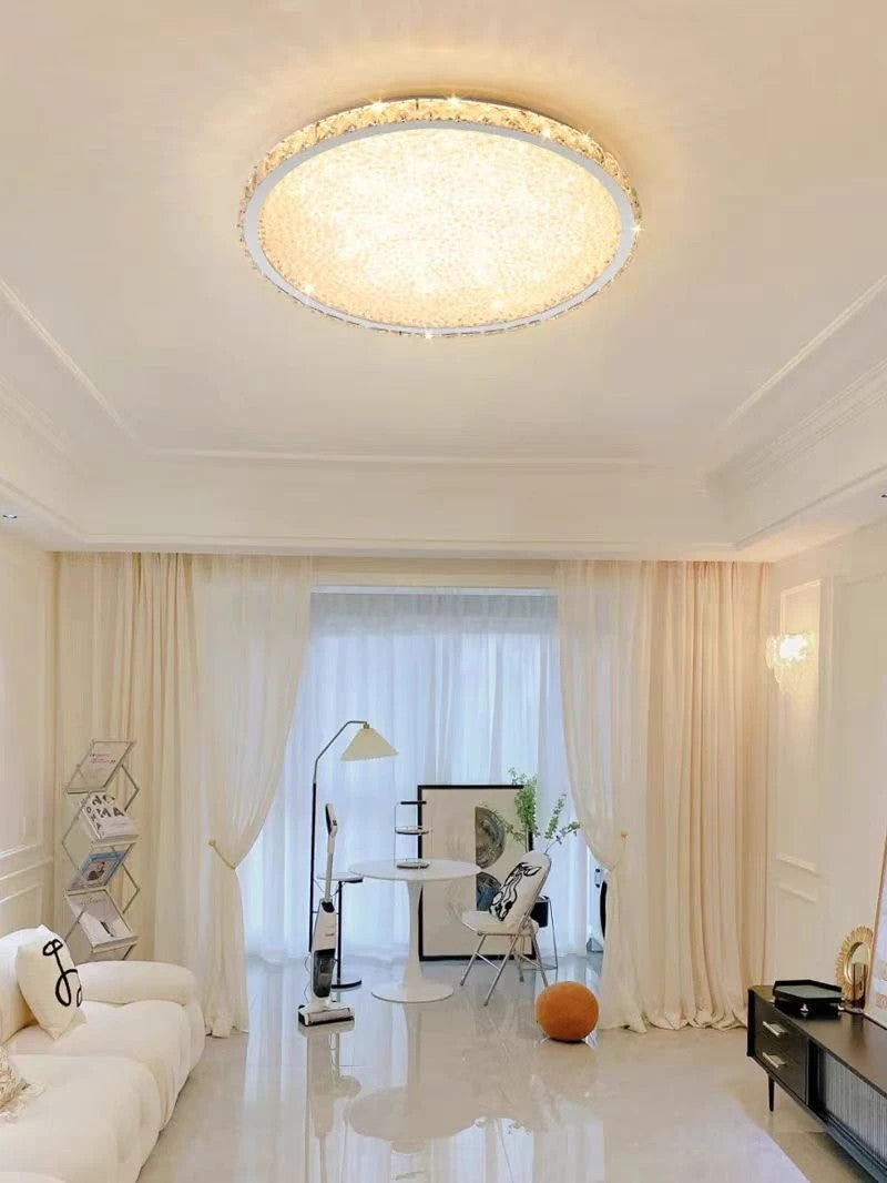 AM0462 · Ultra-Slim Nordic Crystal Ceiling Light · view 1