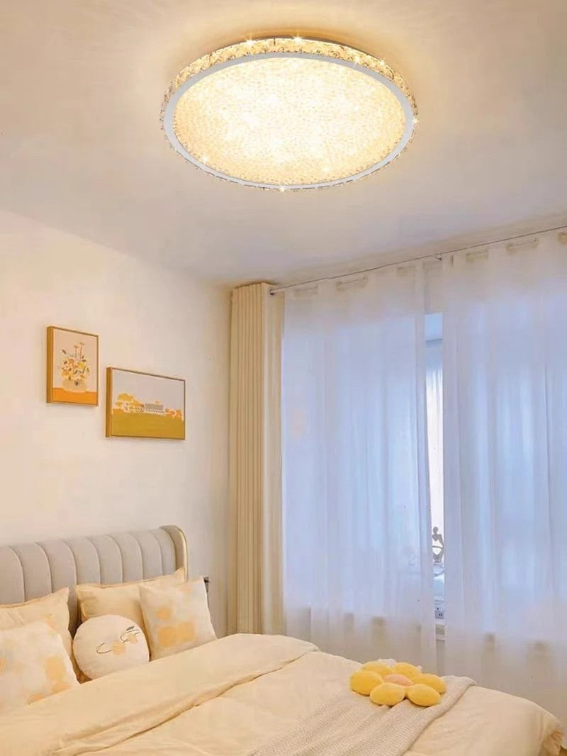 AM0462 · Ultra-Slim Nordic Crystal Ceiling Light · view 3