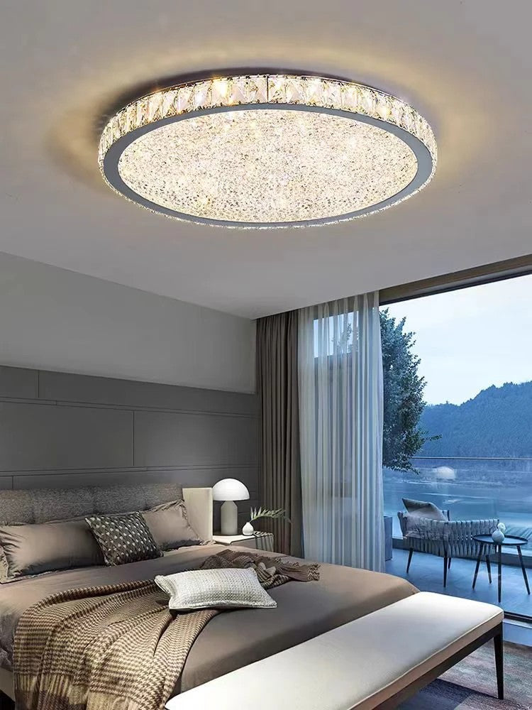 AM0462 · Ultra-Slim Nordic Crystal Ceiling Light · view 4