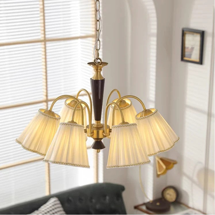 AM0467 · American Vintage Brass Chandelier · view 2