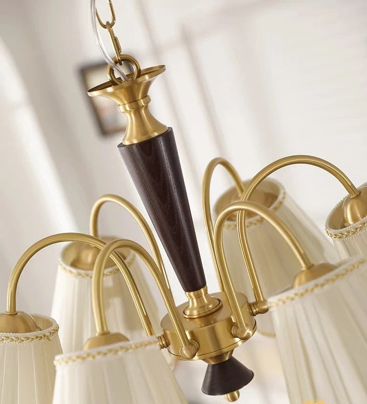 AM0467 · American Vintage Brass Chandelier · view 5