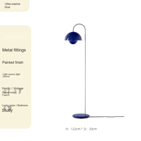 Floor lamp · Ultramarine blue