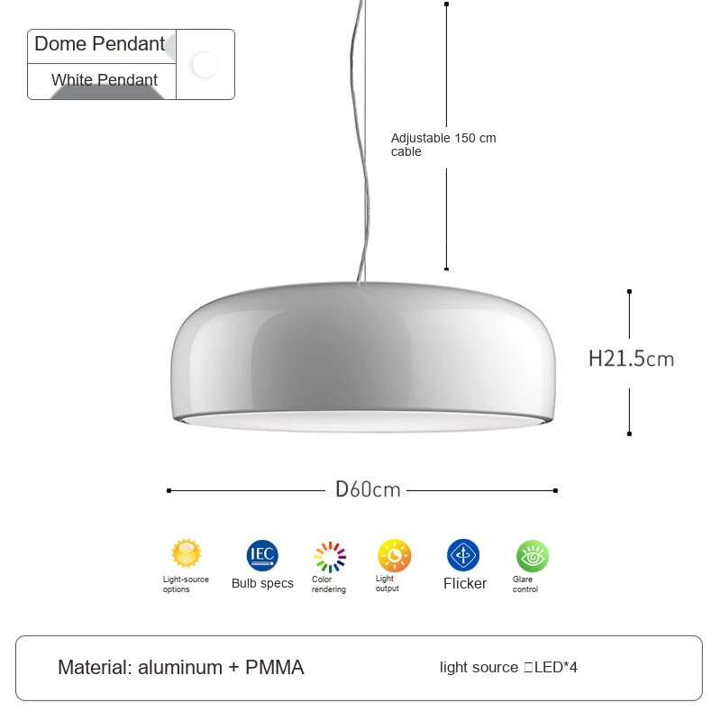 Dome Pendant & Ceiling Light — AM0161, view 6