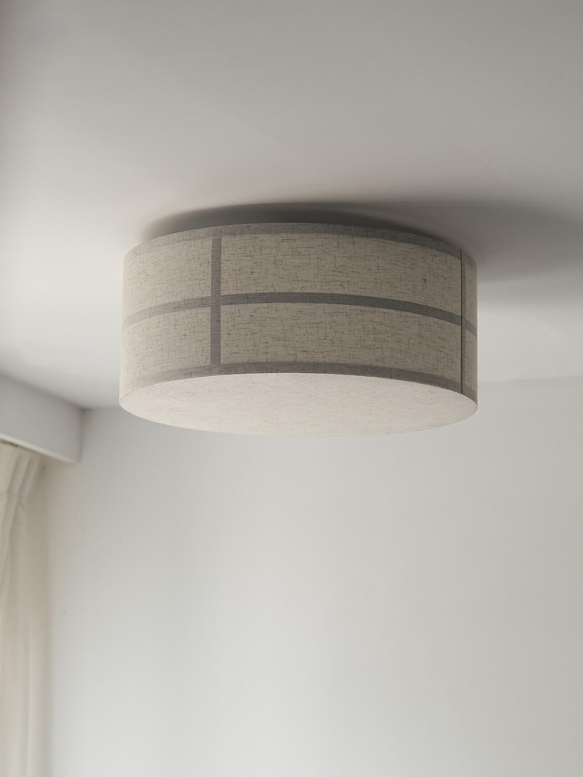 Linen Shade Ceiling Light — AM0256, view 3