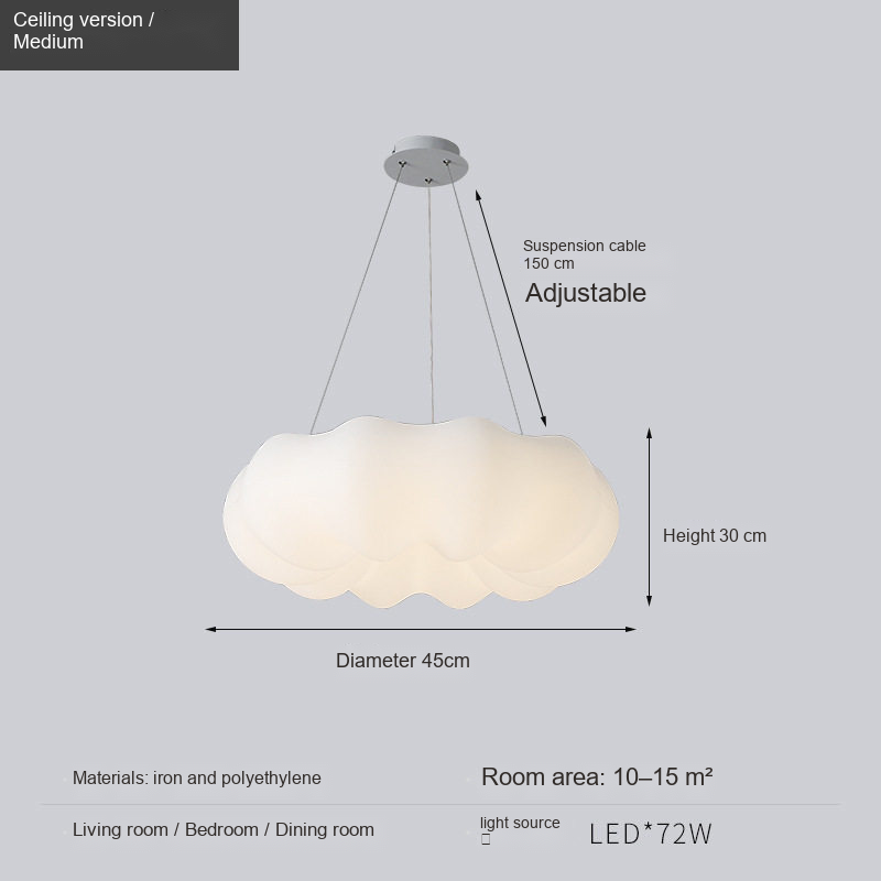 Cloud Pendant & Ceiling Light — AM0213, view 9