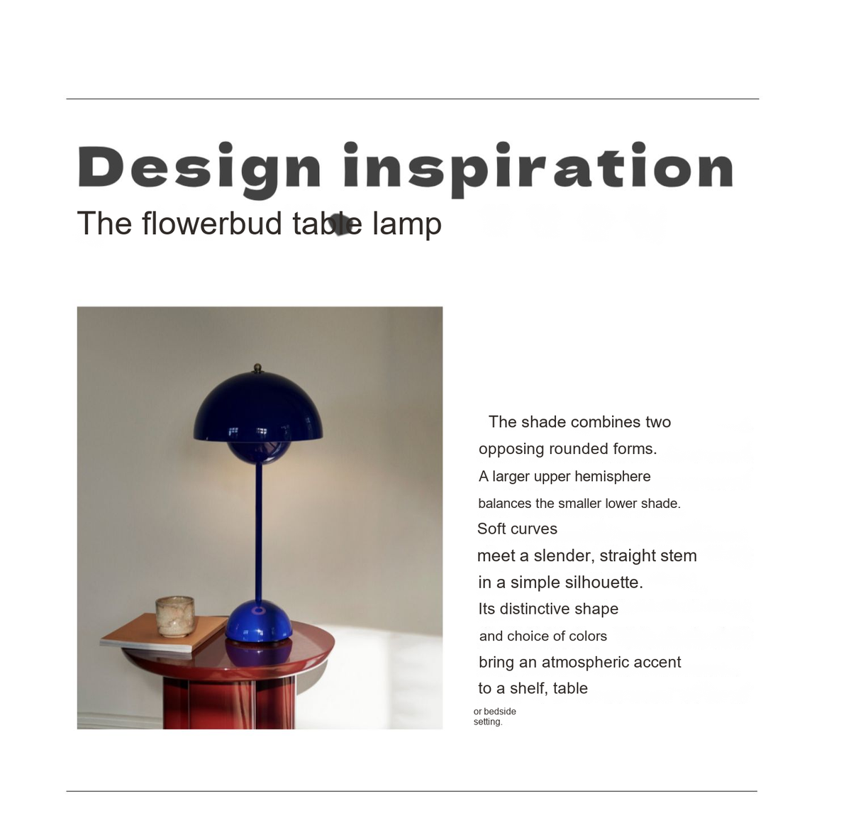 Large Flowerbud Table Lamp — AM0142, view 31
