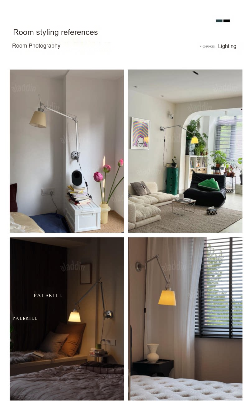 Adjustable Reading Wall Light — AM0157, view 8