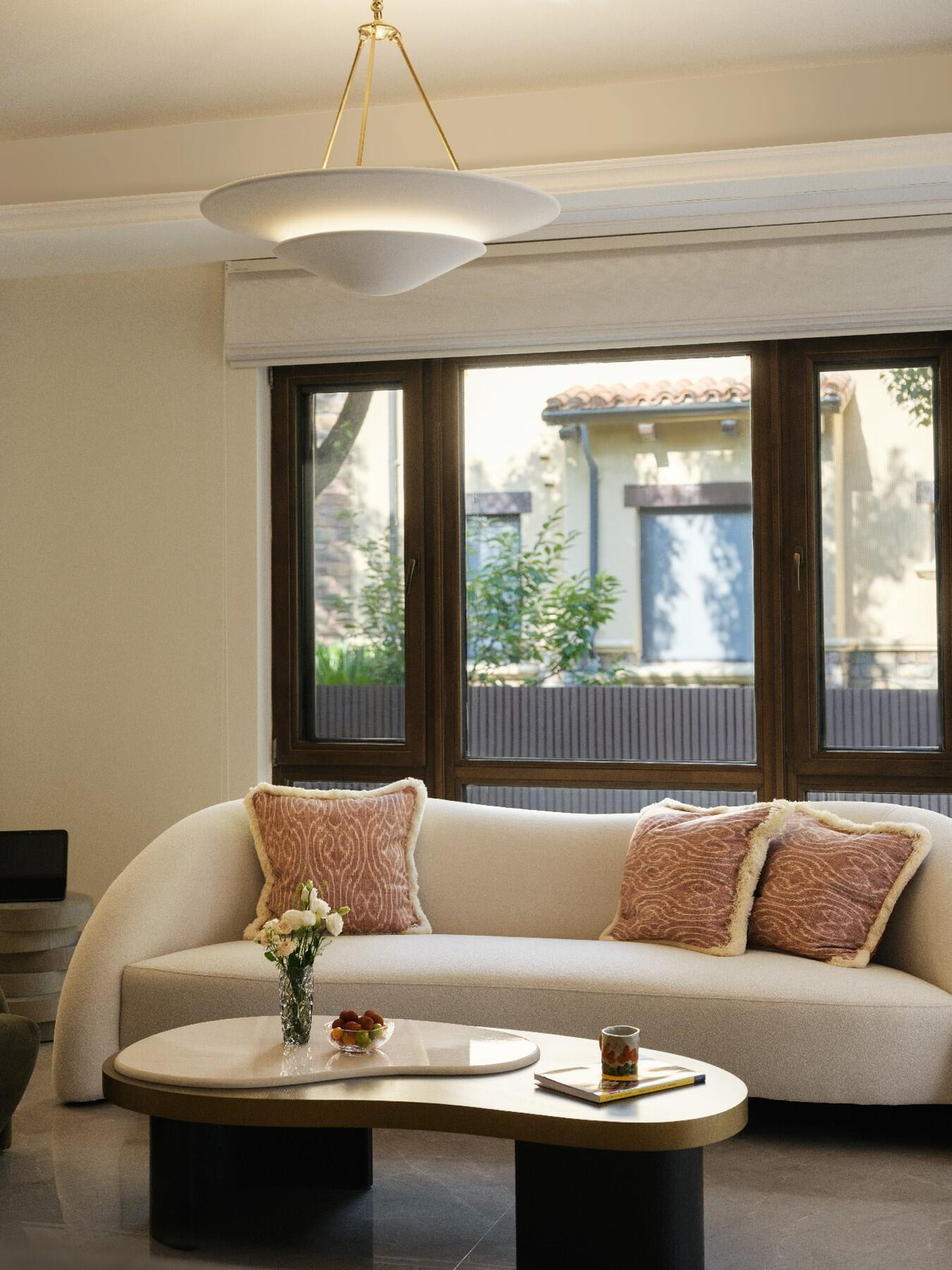Brass & Plaster Pendant Light — AM0254, view 17
