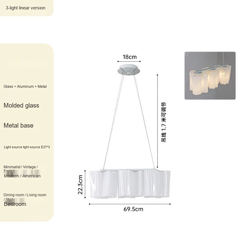 Cloud Glass Pendant & Ceiling Light — AM0247, view 3