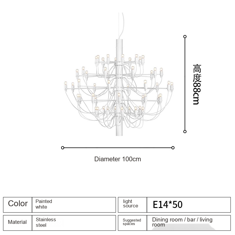Multi-Arm Candle Chandelier — AM0220, view 15