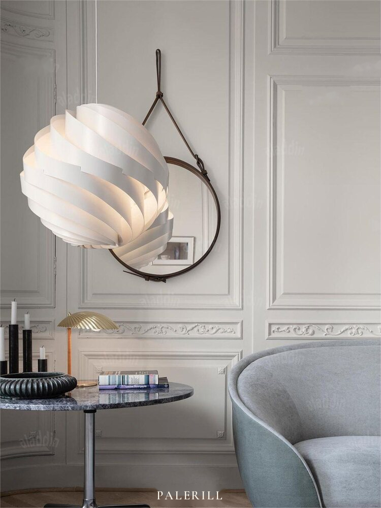Sculptural Turbine Pendant Light — AM0153, view 1