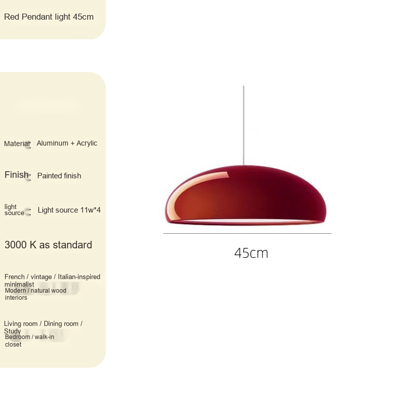 Minimalist Pendant & Ceiling Light — AM0251, view 9