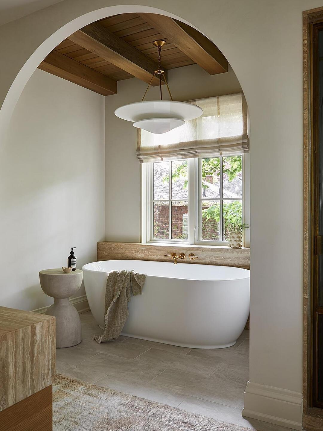 Brass & Plaster Pendant Light — AM0254, view 12