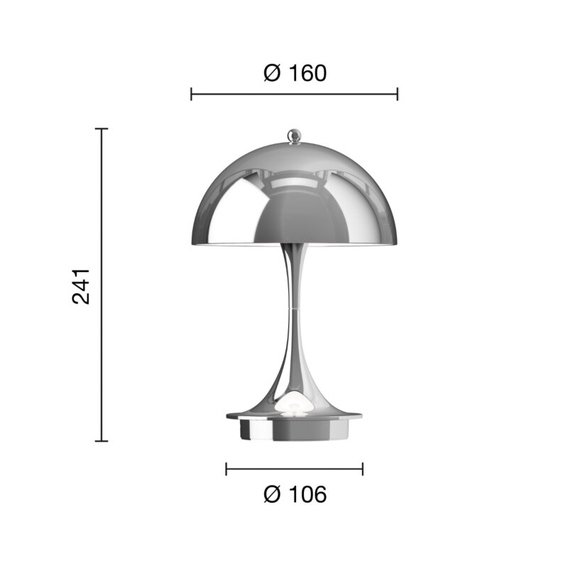 Portable Dimmable Mushroom Table Lamp — AM0136, view 18
