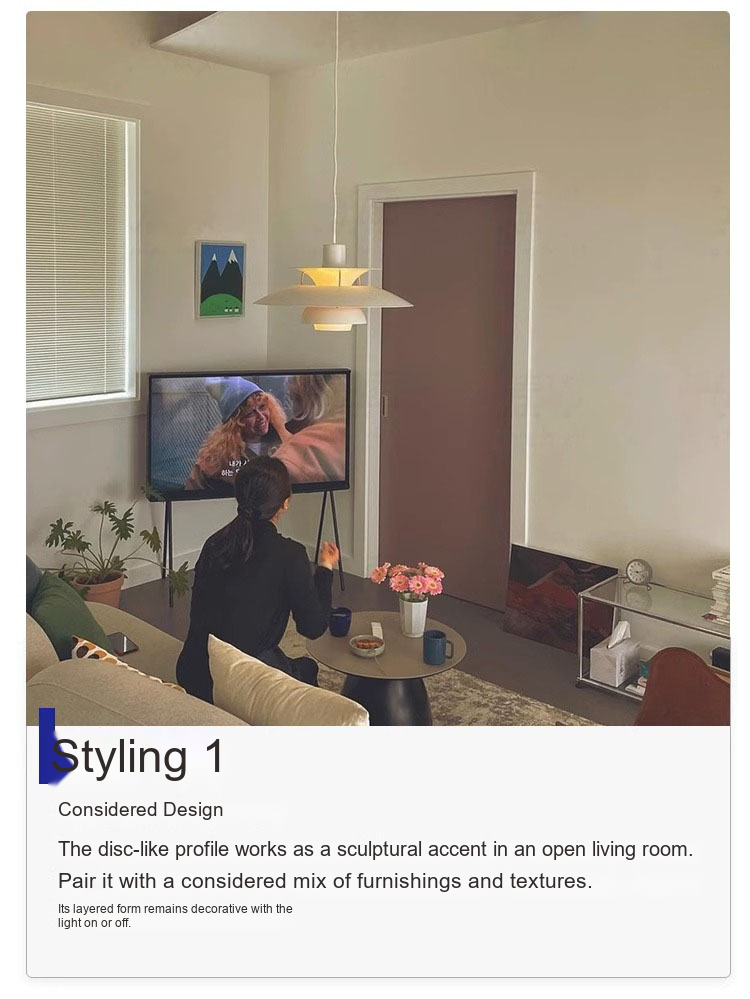 Layered Disc Pendant Light — AM0135, view 37