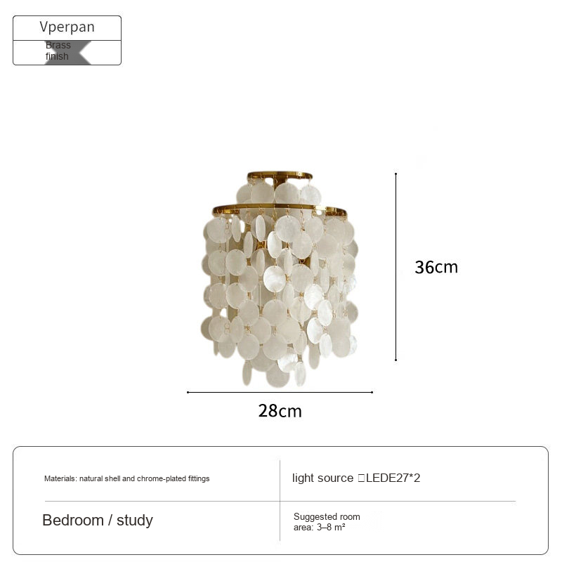 Layered Shell Floor, Table & Wall Lights — AM0196, view 10