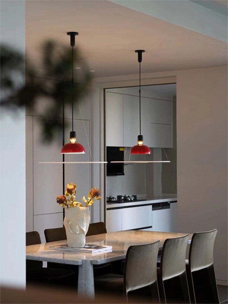 Suspended Disc Pendant Light — AM0168, view 2