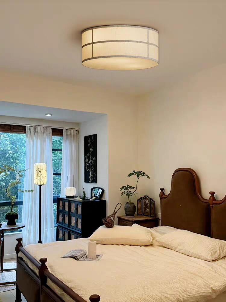Linen Shade Ceiling Light — AM0256, view 2