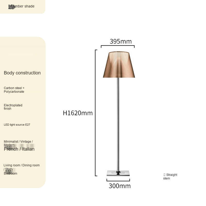 Floor Lamp with Display Shelves — AM0243, view 7