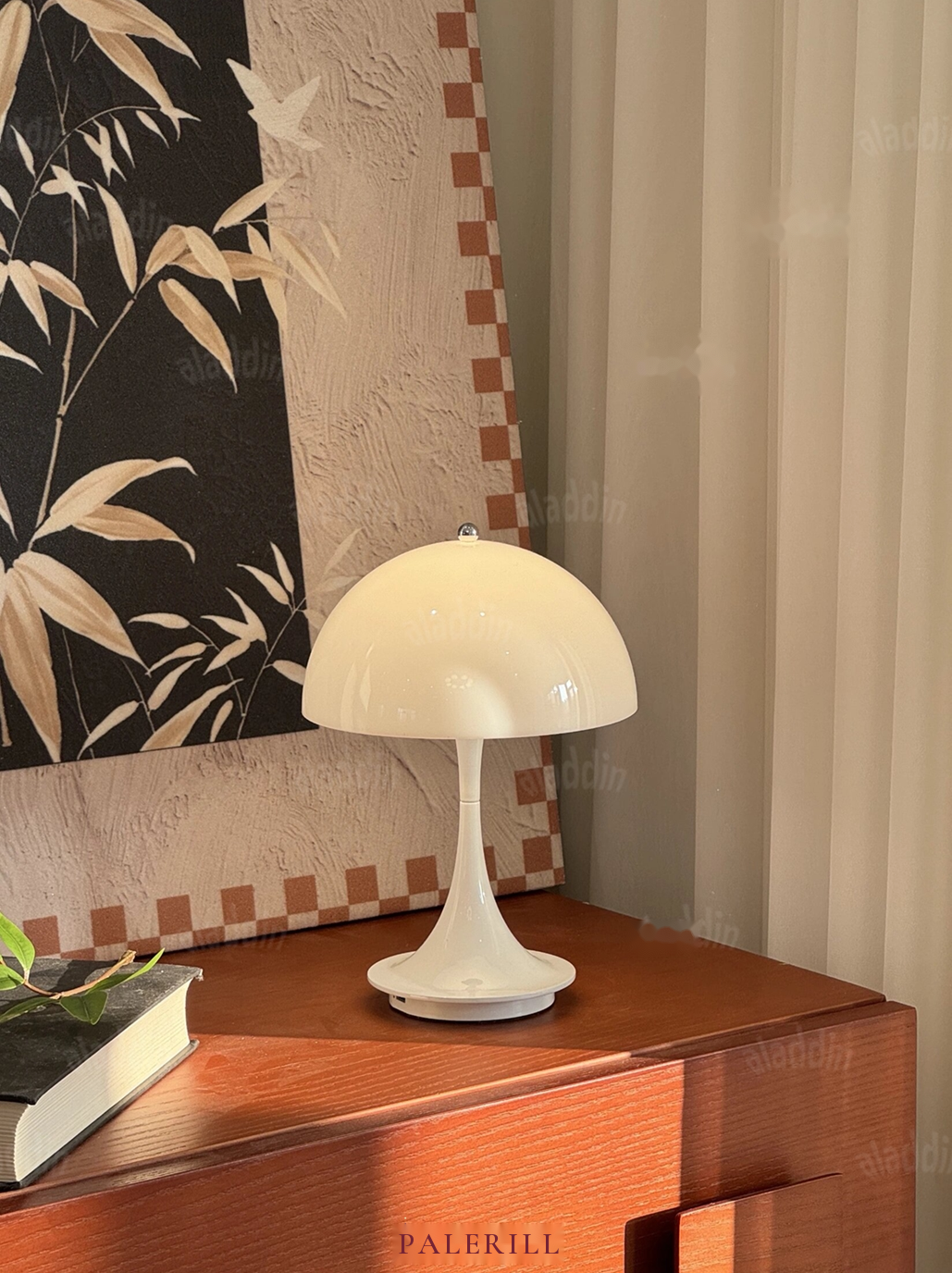 Portable Dimmable Mushroom Table Lamp — AM0136, view 1