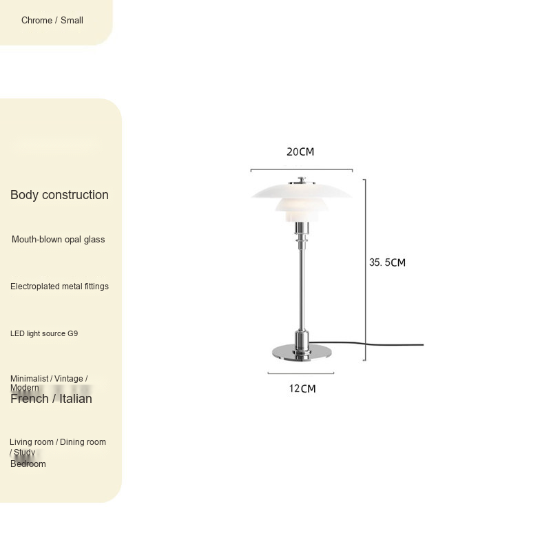 Glass Table & Floor Lamp — AM0216, view 6
