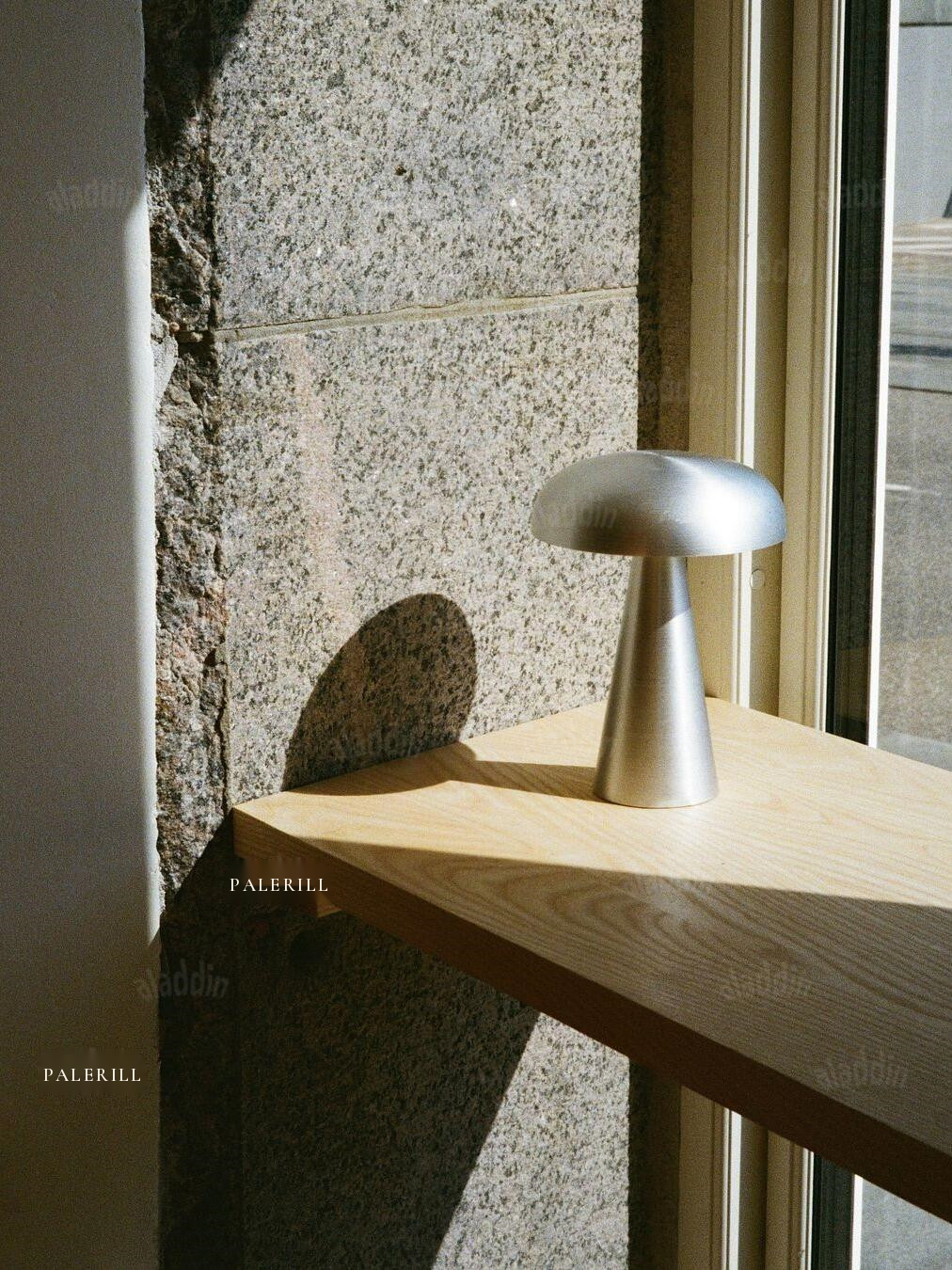 Brushed Metal Rechargeable Table Lamp — AM0144, view 20