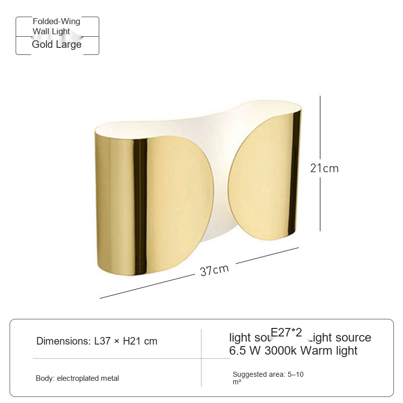 Folded Metal Wall Light — AM0173, view 13