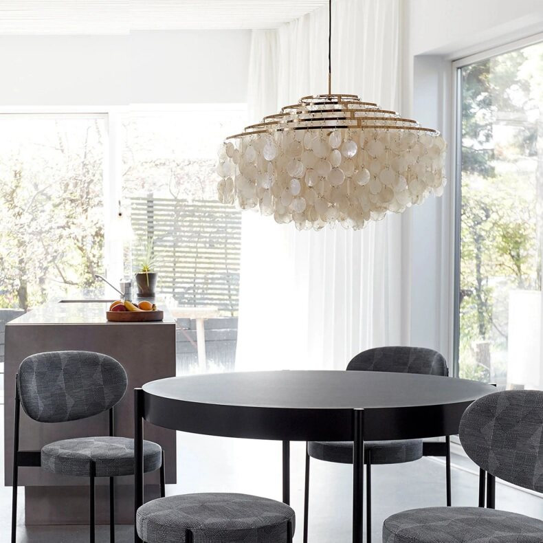 Layered Shell Pendant Light — AM0141, view 38