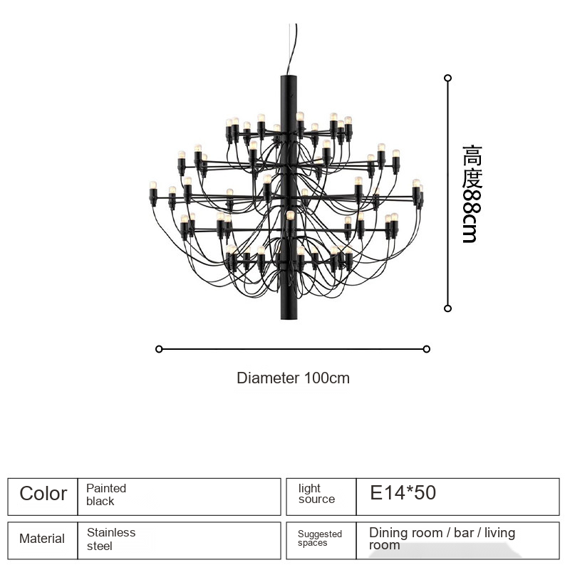 Multi-Arm Candle Chandelier — AM0220, view 14