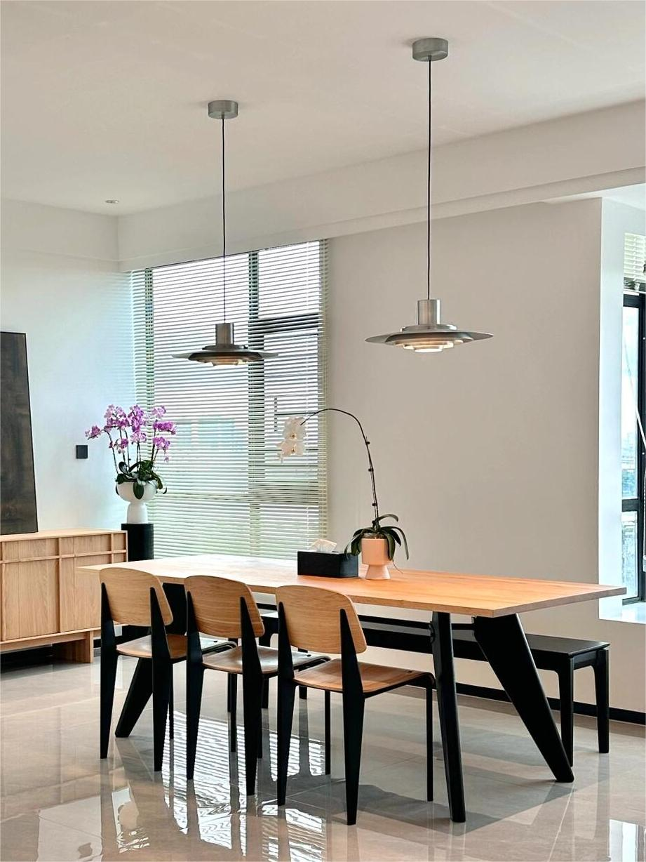Brushed Disc Pendant Light — AM0137, view 38